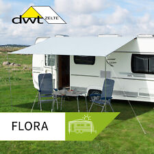 dwt Sonnendach Flora Gr. 6 grau inkl. 3 Aufstellstangen 450x240(BxT) Sonnensegel