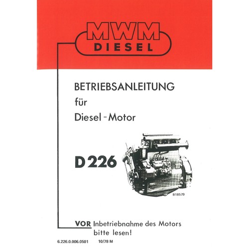 Mwm dieselmotor d226 bis 6 - mwm,