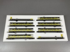 SPUR N HOBBYTRAIN Autotransportwagen-Set 8-tlg. BLS 3000 OVP  / 5 F 277