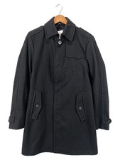 Cinque Herren Wollmantel Schwarz Klassisch Elegant Business Gr. 48 M 86cm