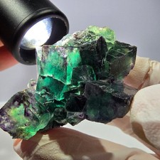 Phantom Fluorit Würfel Stufe