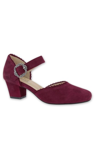 Trachtenpumps melana burgund - melana,