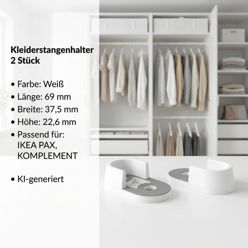 Kleiderstangenhalter passend - kleiderstangenhalter,