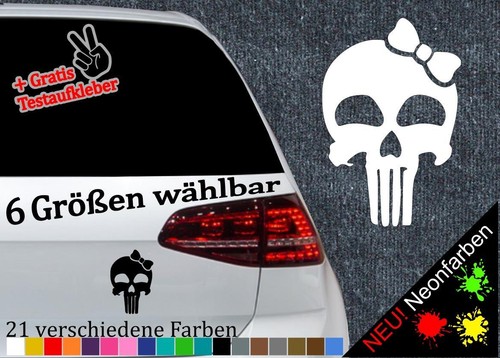 Punisher aufkleber schädel - aufkleber,