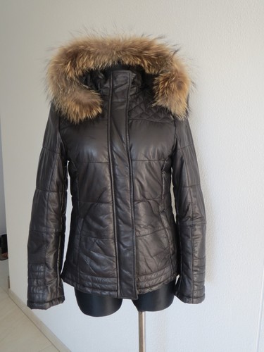 Lloyd leder jacke gefüttert - leder,