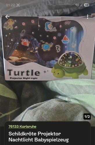 Turtle projector night light - turtle,