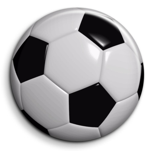 Fußball badge 38mm button - fußball,