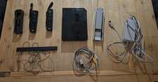 Nintendo WII Schwarz Model RVL-001 GameCube Kompatibel | Incl. 2x Controller 