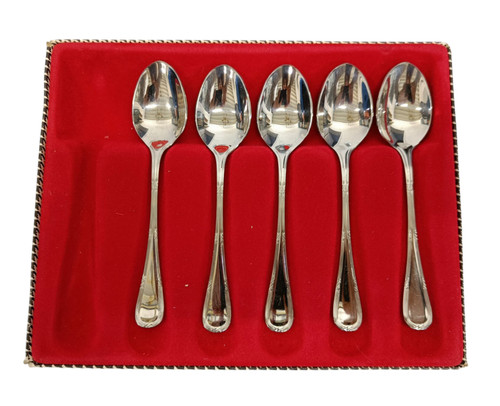 Vintage dessertlöffel 5er set - vintage,