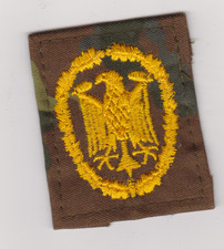 Leistungsabzeichen Gold Stoff flecktarn Bw