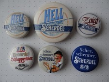 6 kleine Ansteck-Button