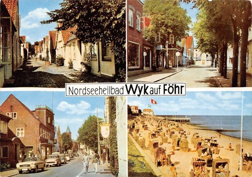 Wyk auf föhr mehrbildkarte - wyk,