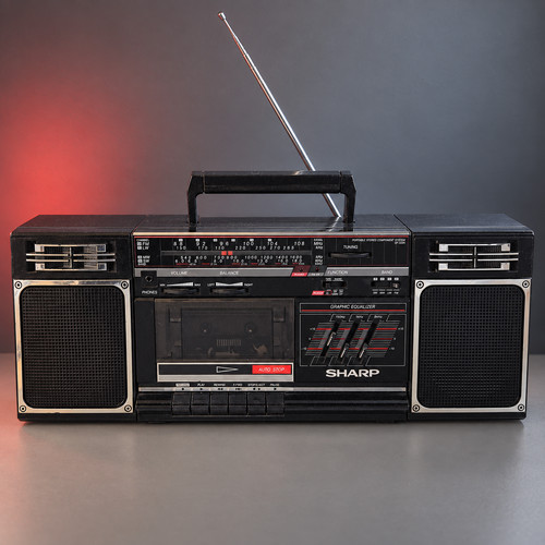 Sharp 320h ghettoblaster - bk,
