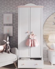 Kleiderschrank Luna 01 Weiß