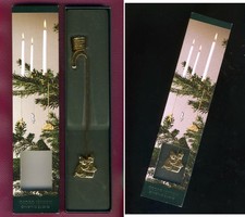 GEORG JENSEN Denmark Design Kerzenhalter ZWERGE WICHTEL KINDER 2008 Christmas /2