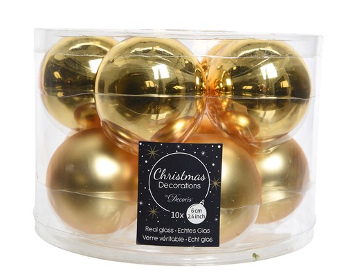Stück weihnachtskugeln 6cm - 10,
