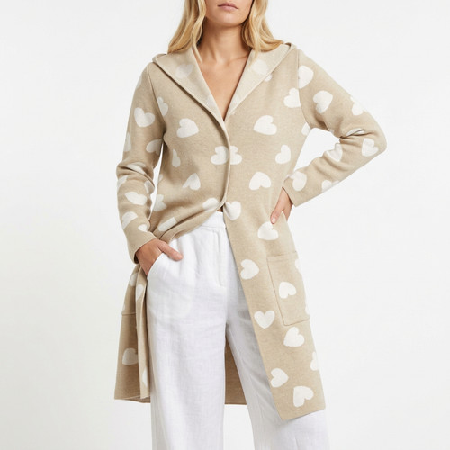 Zwillingsherz strickjacke - zwillingsherz,