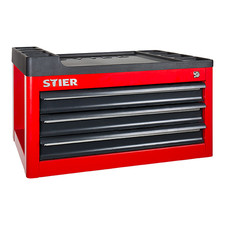 Werkstattwagenaufsatz leer 390 x 696 x 490 mm kugelgelagerte Schubladenschie152