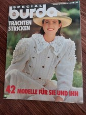 Burda Trachten Stricken Zeitschrift 1991 viele Fotos Vintage selten