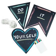 DIY Girlande beschreibbar aus