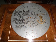 Stille Nacht heilige Nacht Polyphon 28cm Platte christmas music box disc 11"