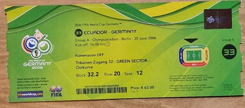 2006 ticket ecuador - ticket,