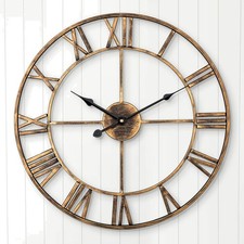 Wanduhr leise 40cm Metall