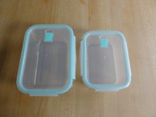 2 Steuber Glasschalen mit Deckel für Kühlschrank Ofen Mikrowelle Einfrieren  TOP