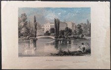 Stahlstich um 1860. Schloss