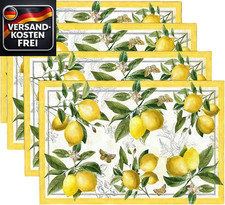 Leinen Platzdeckchen Set 4