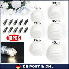 Runde Papierlaternen Weiß mit