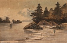 Antikes Original Aquarell