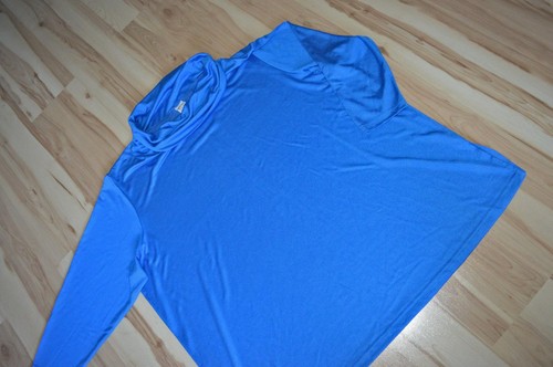 Blauer rollkragen glanz - rollkragen,