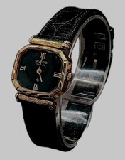 SWISS MADE RADO QUARZ DAMENUHR LEDERARMBAND+BATTERIE NEU GUTER ZUSTAND 