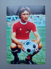 Autogrammfoto Fußball Bundesliga FC.Köln Heinz Flohe mit Originalunterschrift