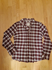 Damenbluse Größe 40, weinrot-weiß kariert