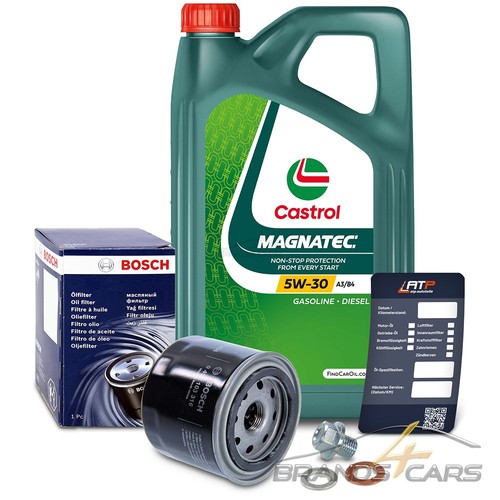 Bosch ölfilter castrol - bosch, Ölfilter+5l