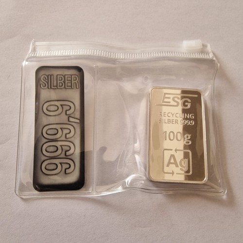 Silberbarren 100g 999 esg - 100g,