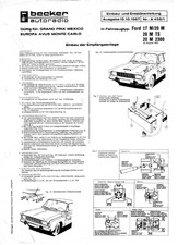 Becker Autoradio Konvolut