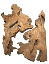 2x Oliven Wurzelholz Holz für Epoxid Set 87x8-47cm x 49-50mm #L4