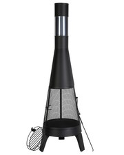 Terrassenofen Gartenkamin Aztekenofen Chimenea Feuerstelle φ508x1495mm