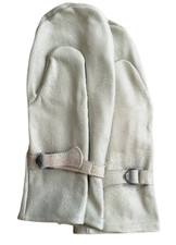 3 Paar Grillhandschuh Fausthandschuhe Echtleder schwedische Armee Leder Kamin