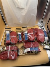 8x Zurrgurt Langhebelratsche Haken Spanngurt 5000kg 5t 10m LKW Ladungssicherung