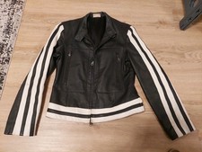 Lederjacke Schwarz 38