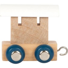 Legler Small Foot Buchstabenzug Polar Waggon Schneeweiß & Natur Holz 24 Monaten