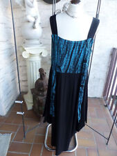 5117 She's Crazy Kleid, Größe: 2 ca. L/XL Schwarz, Blau