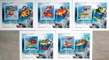 GUINEA BISSAU 2009 4468-72 DELUXE Tropische Zierfische tropical Fish Sea Life **