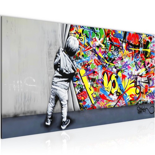 Wandbild banksy bilder xxl - wandbild,