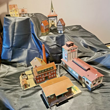 Konvolut H0 Faller B 265, Kibri T 301, 39208,Fabrik, Lagerhaus, Stadttor, Häuser