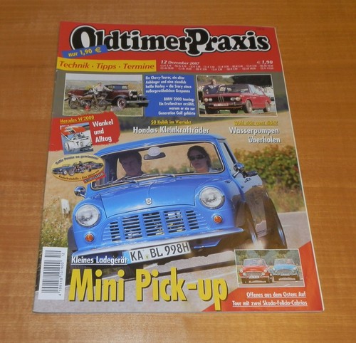 Oldtimer praxis 2007 mini - oldtimer, 12/2007,